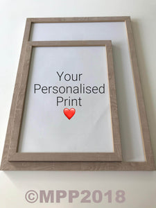 PERSONALISED PRINTS